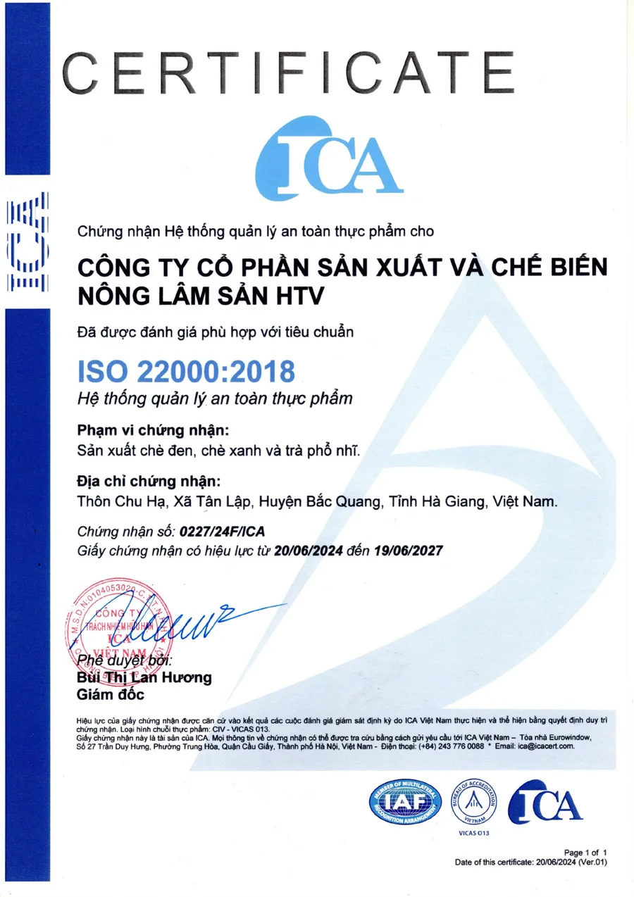 Hệ thống quản lý an toàn thực phẩm - ISO 22000:2018